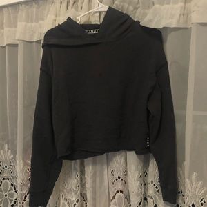 Grey cropped sweatshirt form PINK